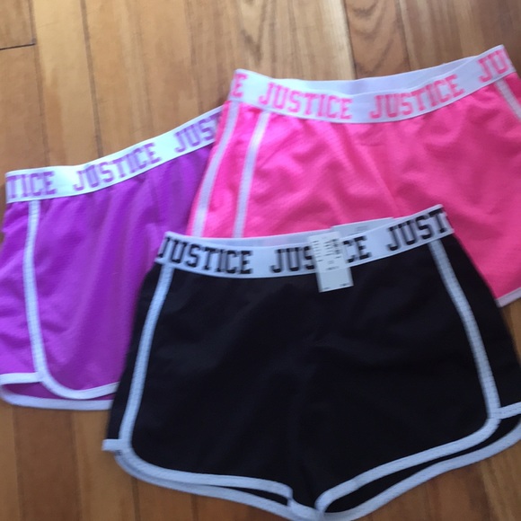 Justice Other - Justice shorts - pink, purple and black Justice Other - Justice shorts - pink, purple and black